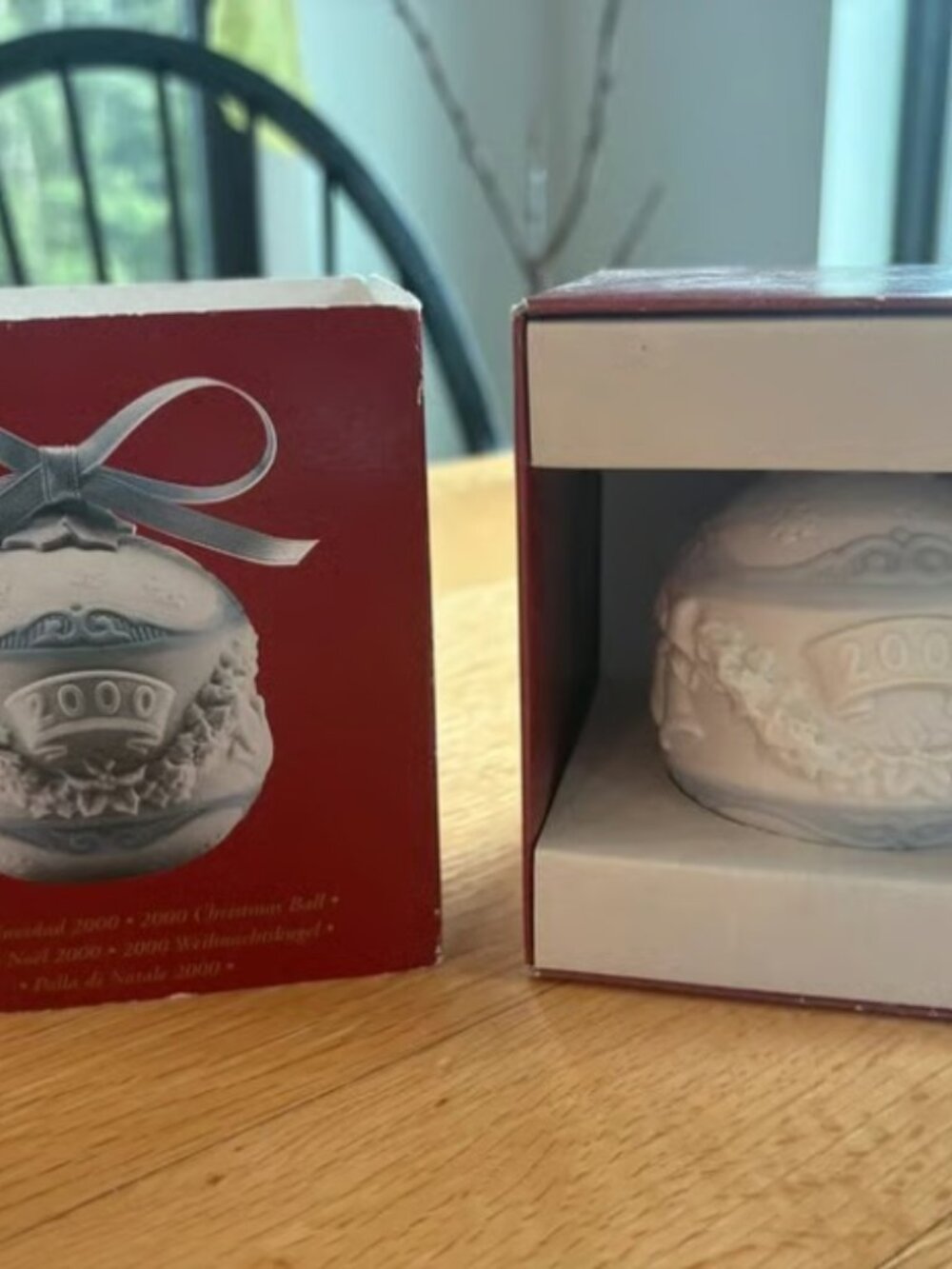 Lladro 2000 Porcelain Ball Ornament